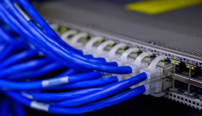 Photo of network equipment